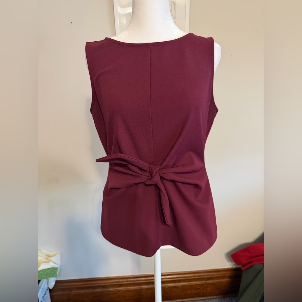 Ann Taylor Tie-Front Blouse - Picture 6 of 10